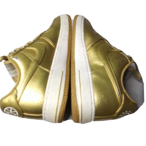 Nike Air Force 1 Low '07 LV8 Men's Size 8 GOLD - Picture 7 of 14